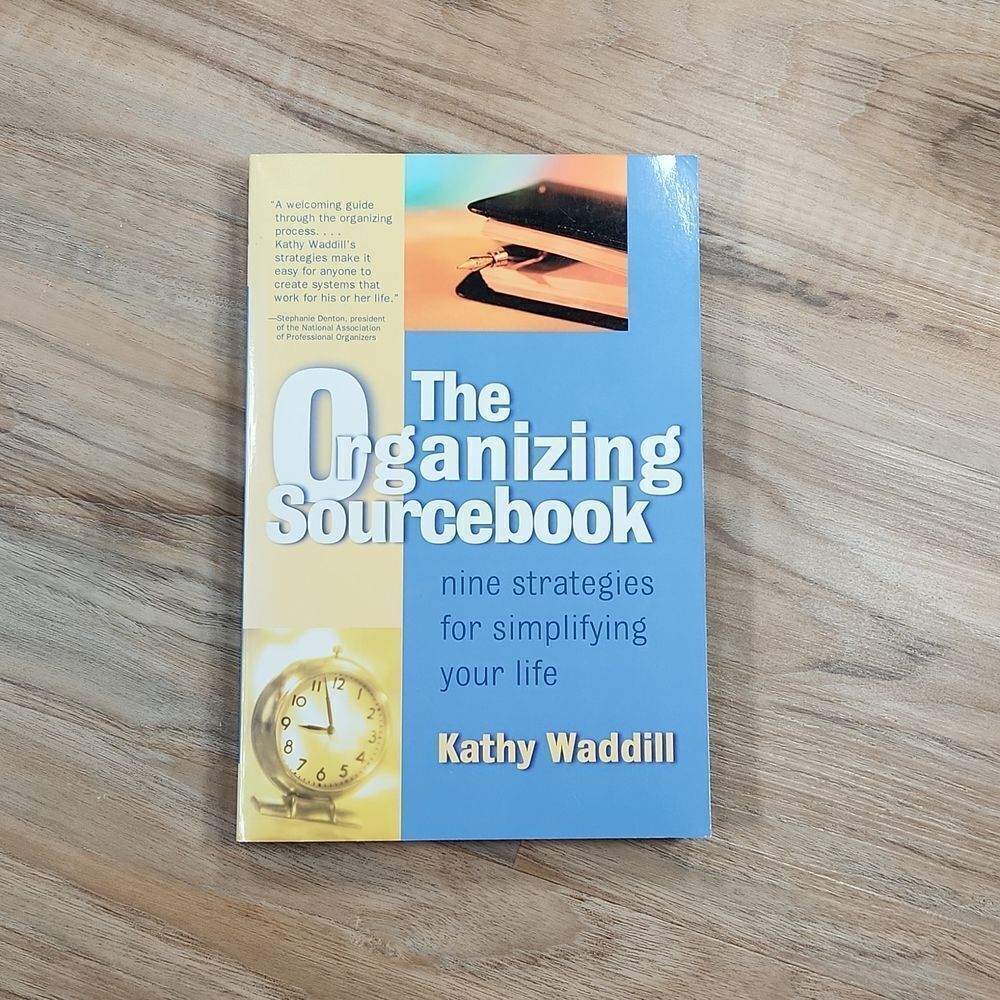🔺️NWOT The Organizing Sourcebook; Nine Strategies Simplifying Your Life Book